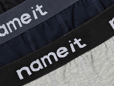 Name It boxershorts i sort med logo elastik